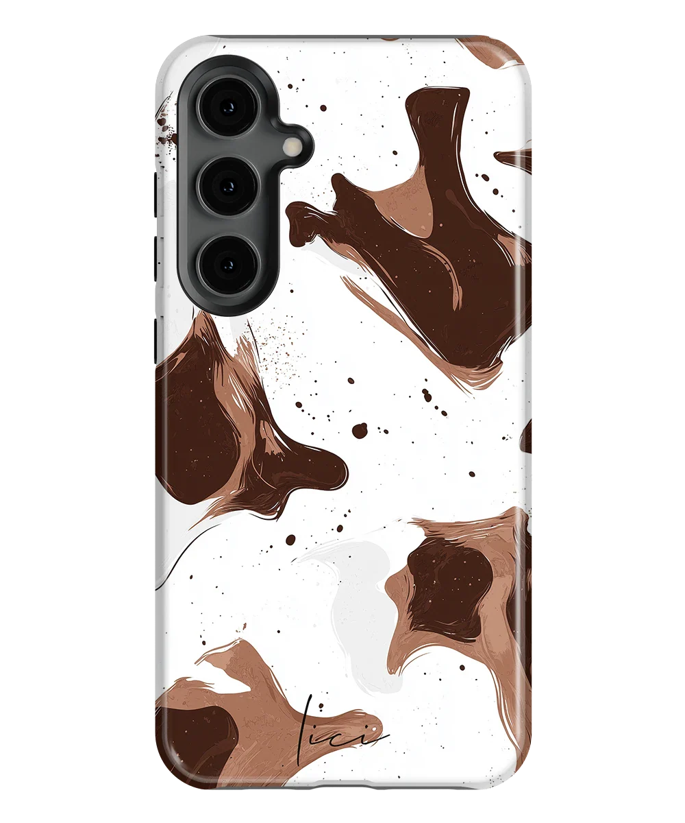 Braune Kuh - Samsung Galaxy S24 Plus
