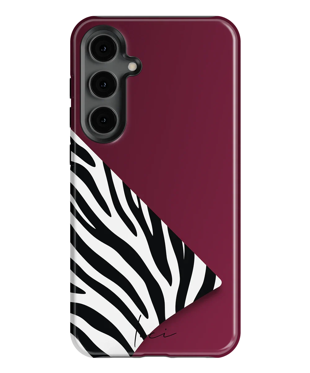 Burgund-Zebra - Samsung Galaxy S24 Plus