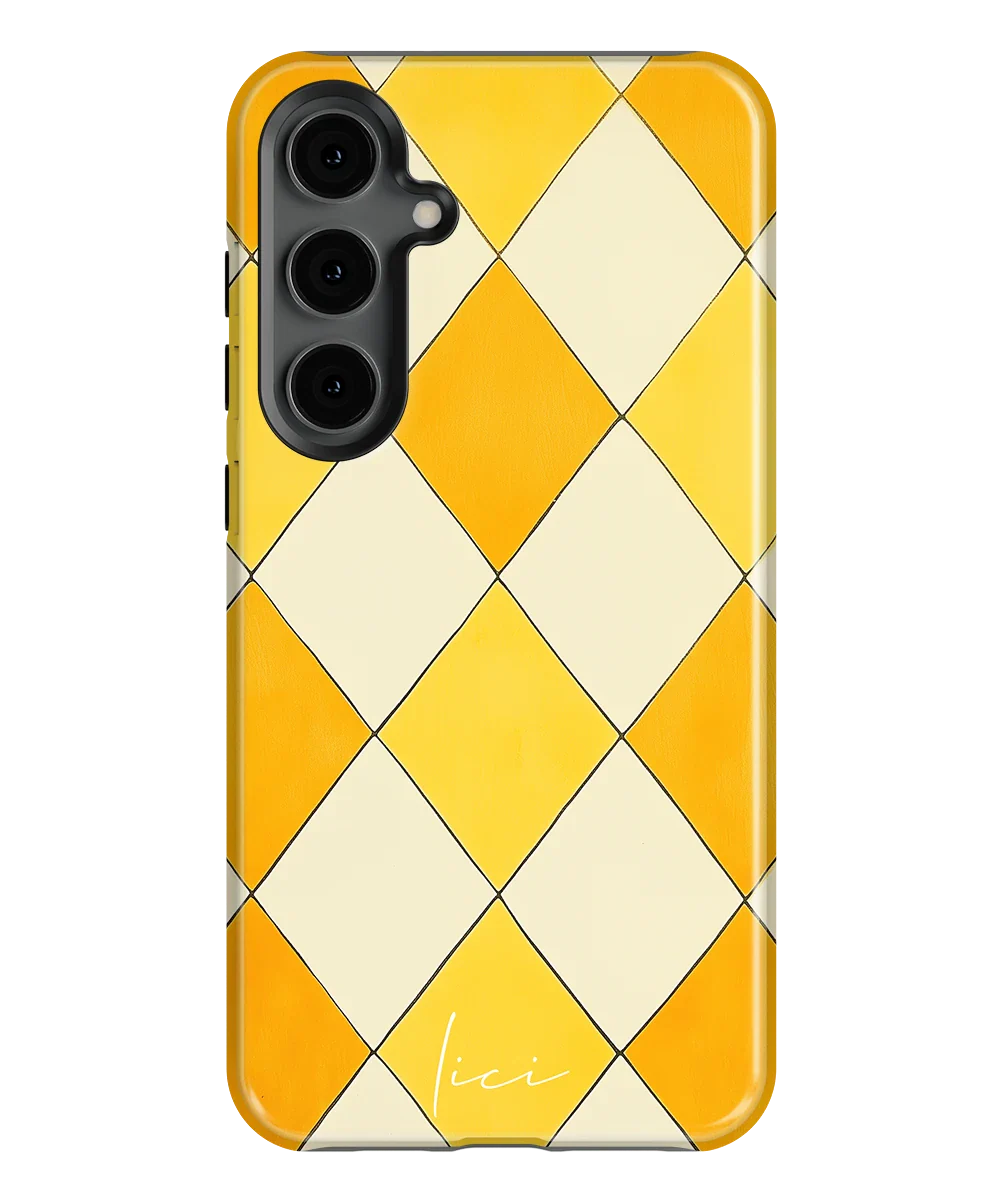 Gelber Rombus - Samsung Galaxy S24 Plus
