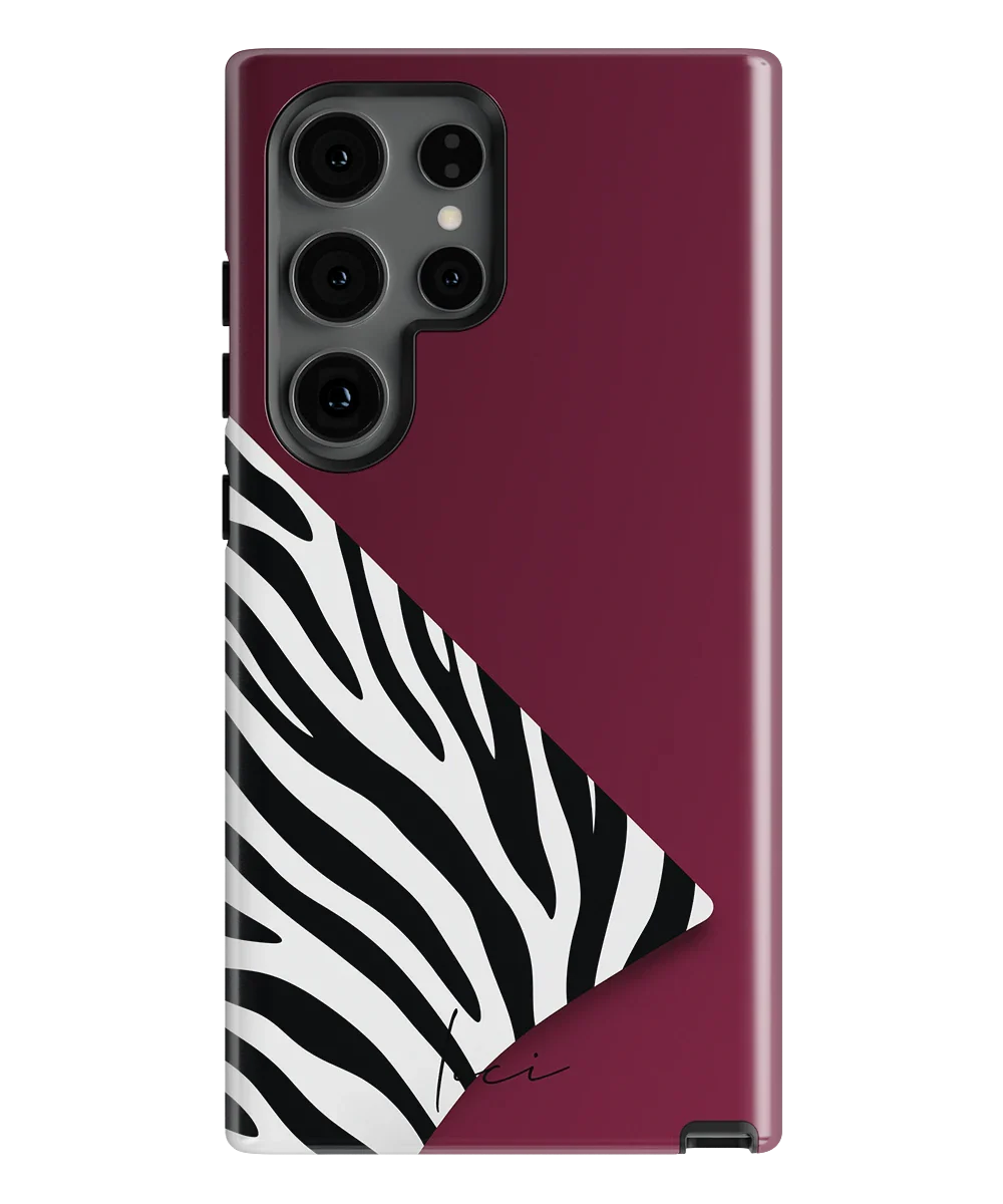 Burgund-Zebra - Samsung Galaxy S24 Ultra