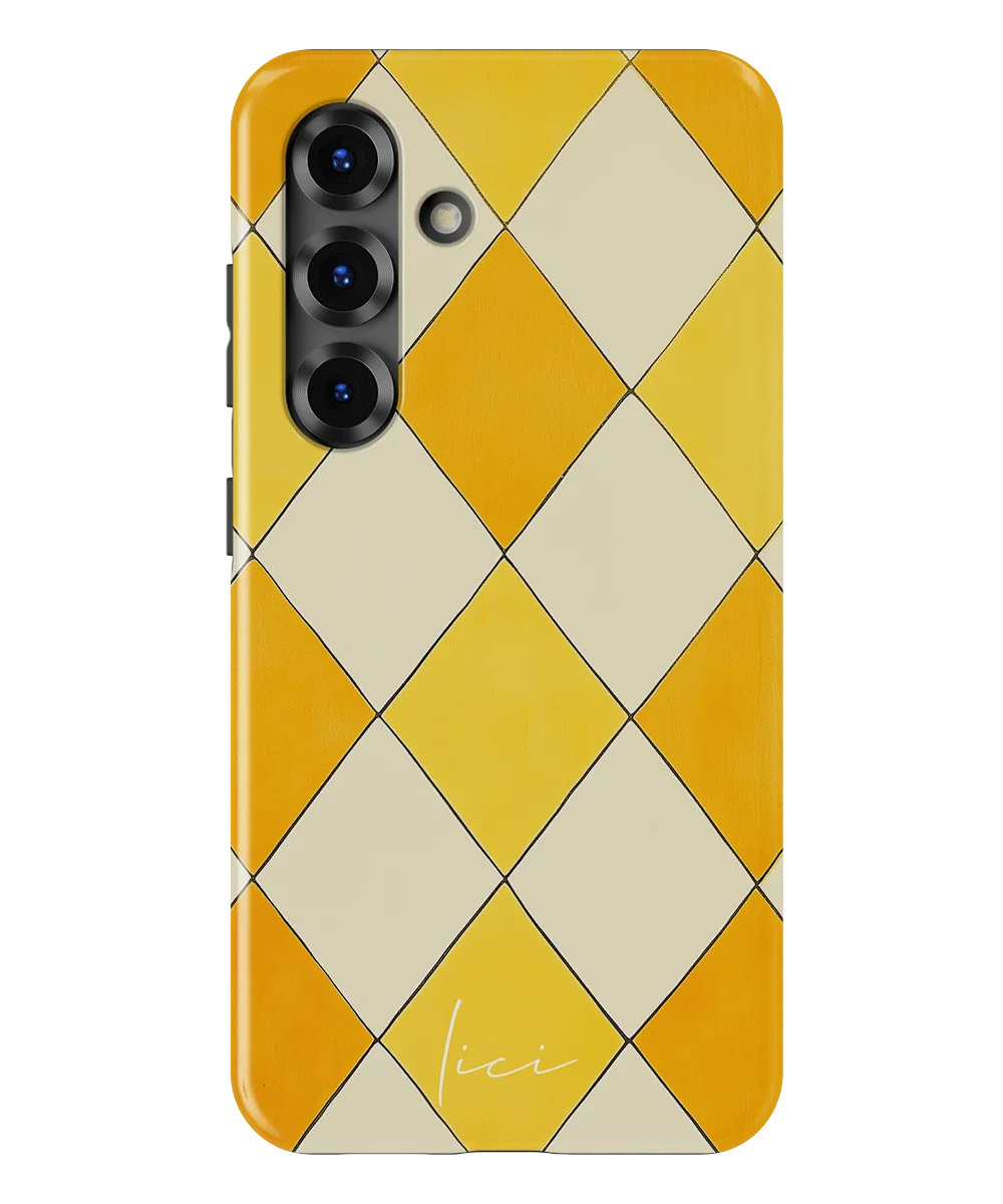 Gelber Rombus - Samsung Galaxy S25