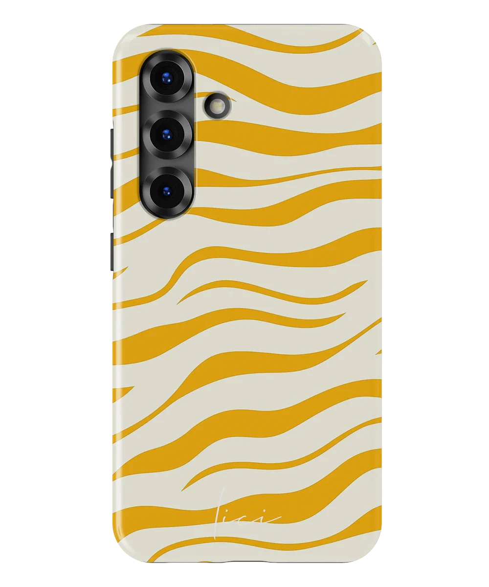 Stylisches gelbes Zebra - Samsung Galaxy S25