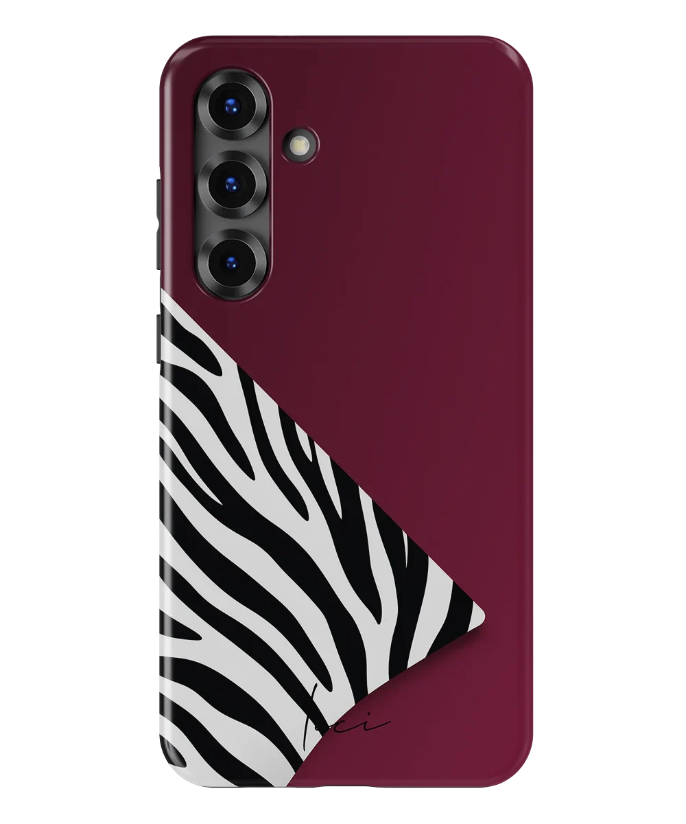 Burgund-Zebra - Samsung Galaxy S25 Plus