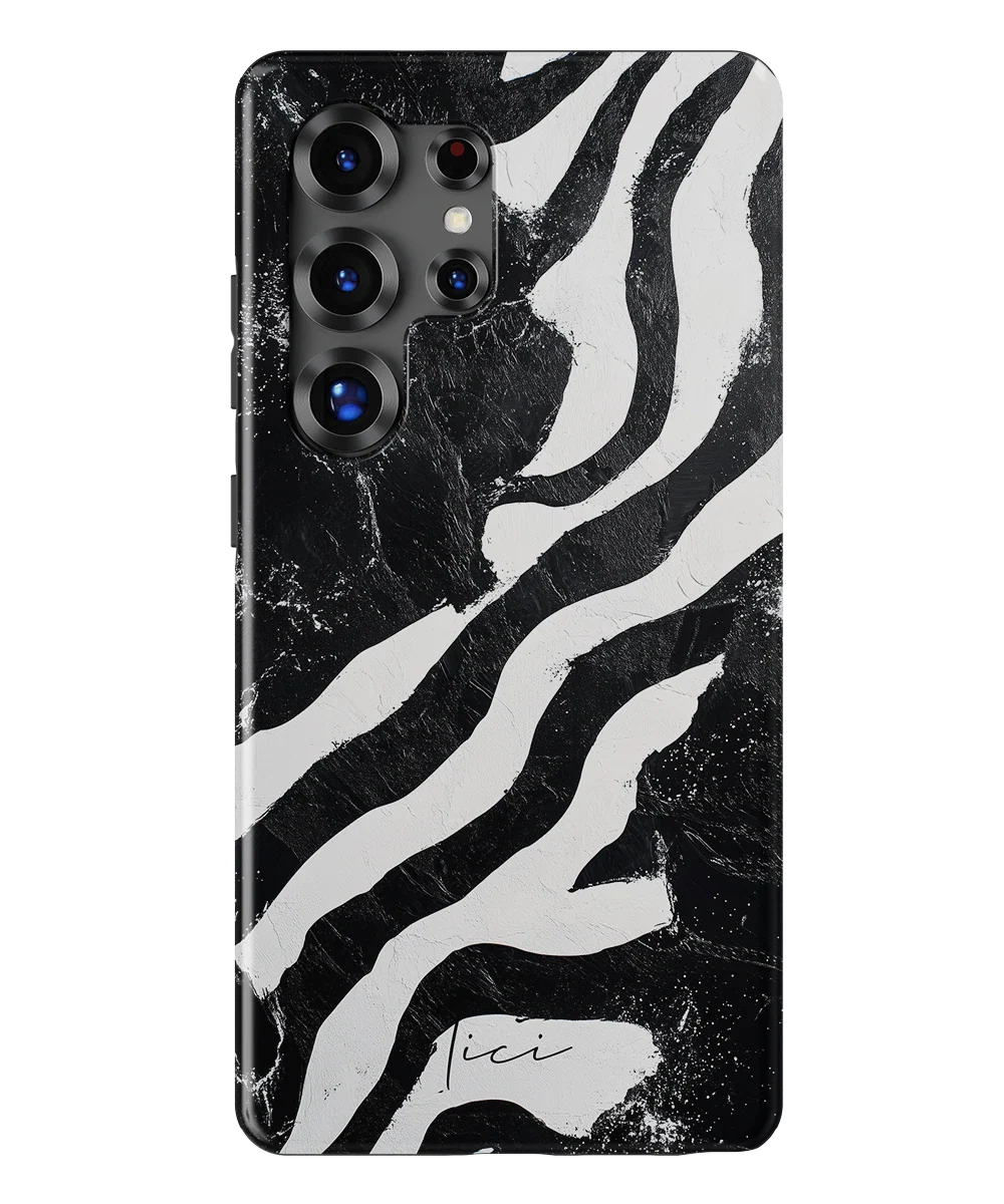 Schwarzes Zebra - Samsung Galaxy S25 Ultra