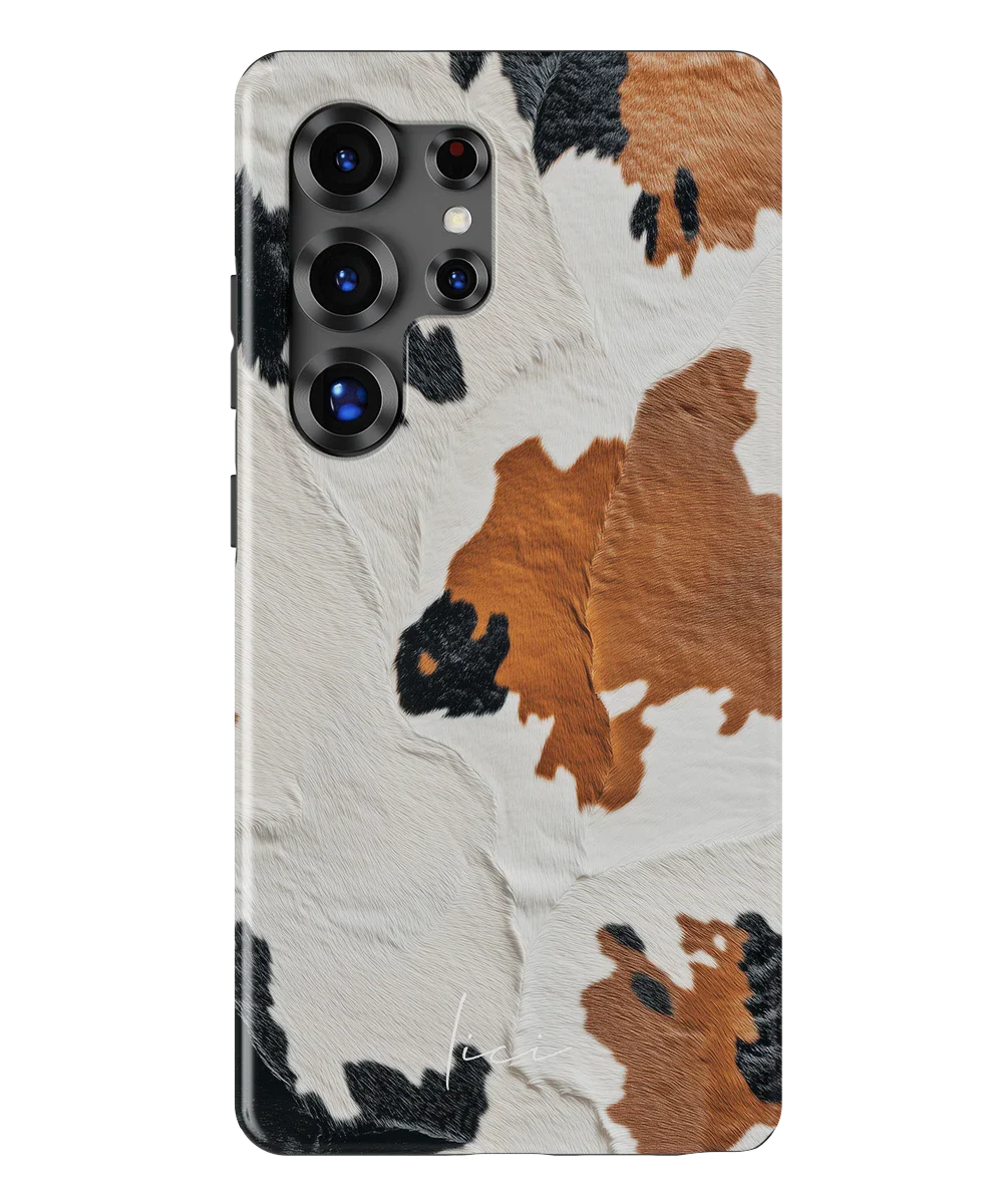Luxuriöse braune Kuh - Samsung Galaxy S25 Ultra