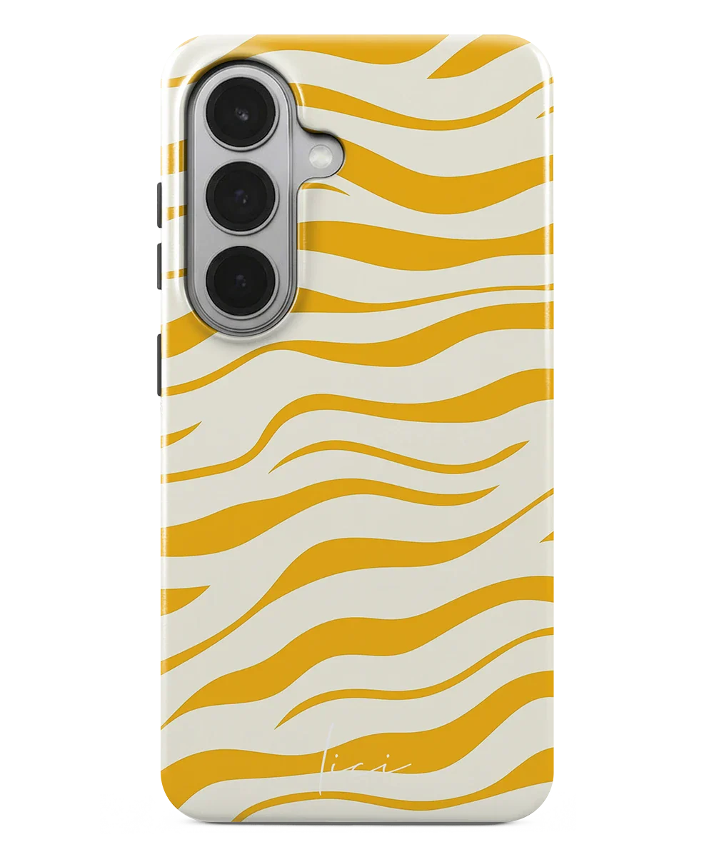 Stylisches gelbes Zebra - Samsung Galaxy S26