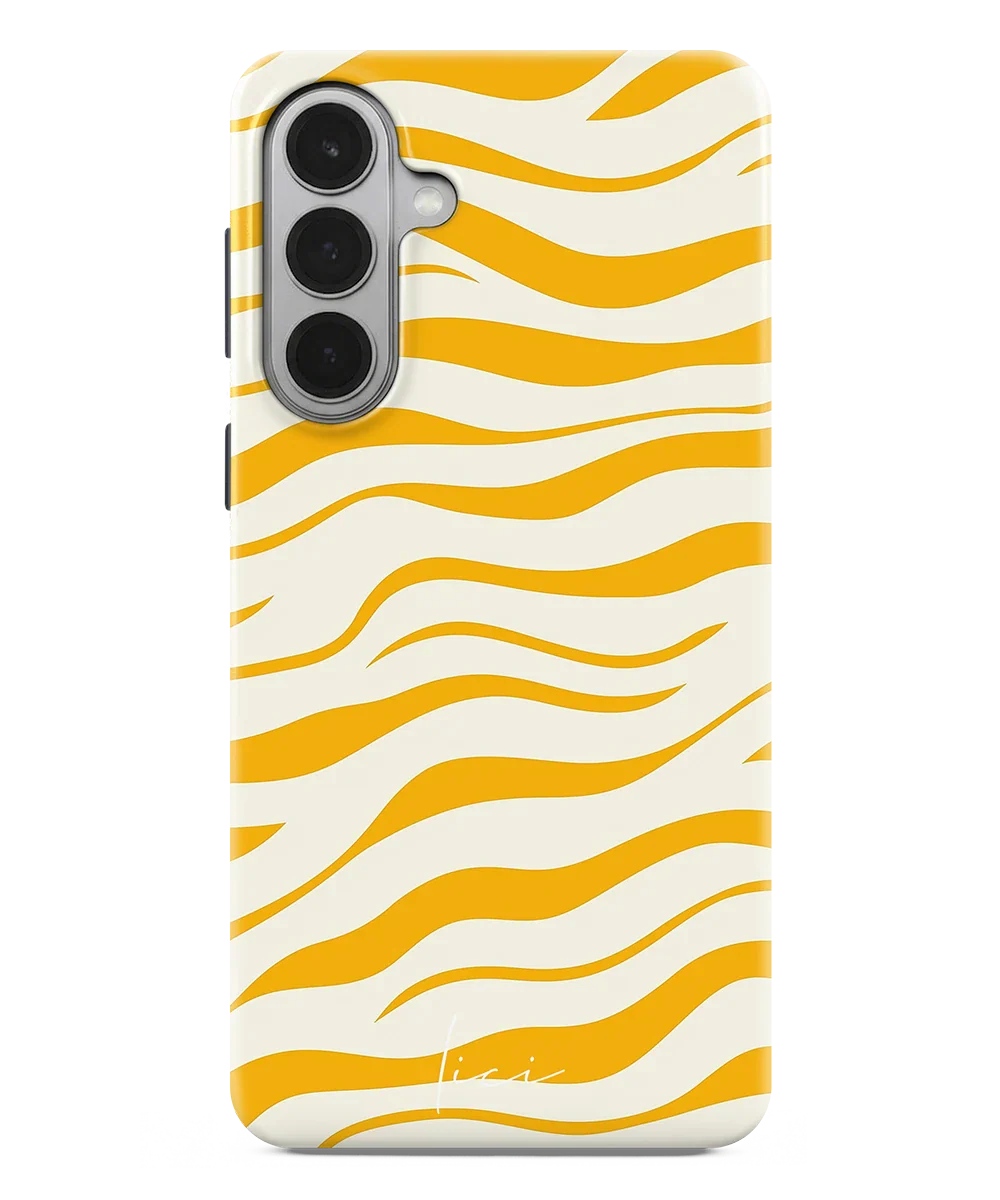 Stylisches gelbes Zebra - Samsung Galaxy S26 Plus