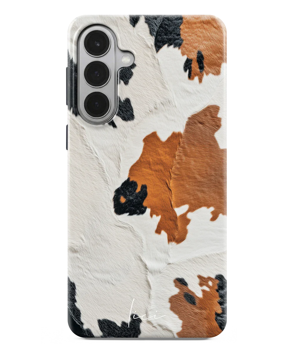 Luxuriöse braune Kuh - Samsung Galaxy S26 Plus