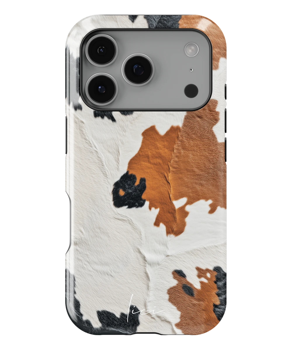 Luxury Brown Cow - iPhone 17 Pro