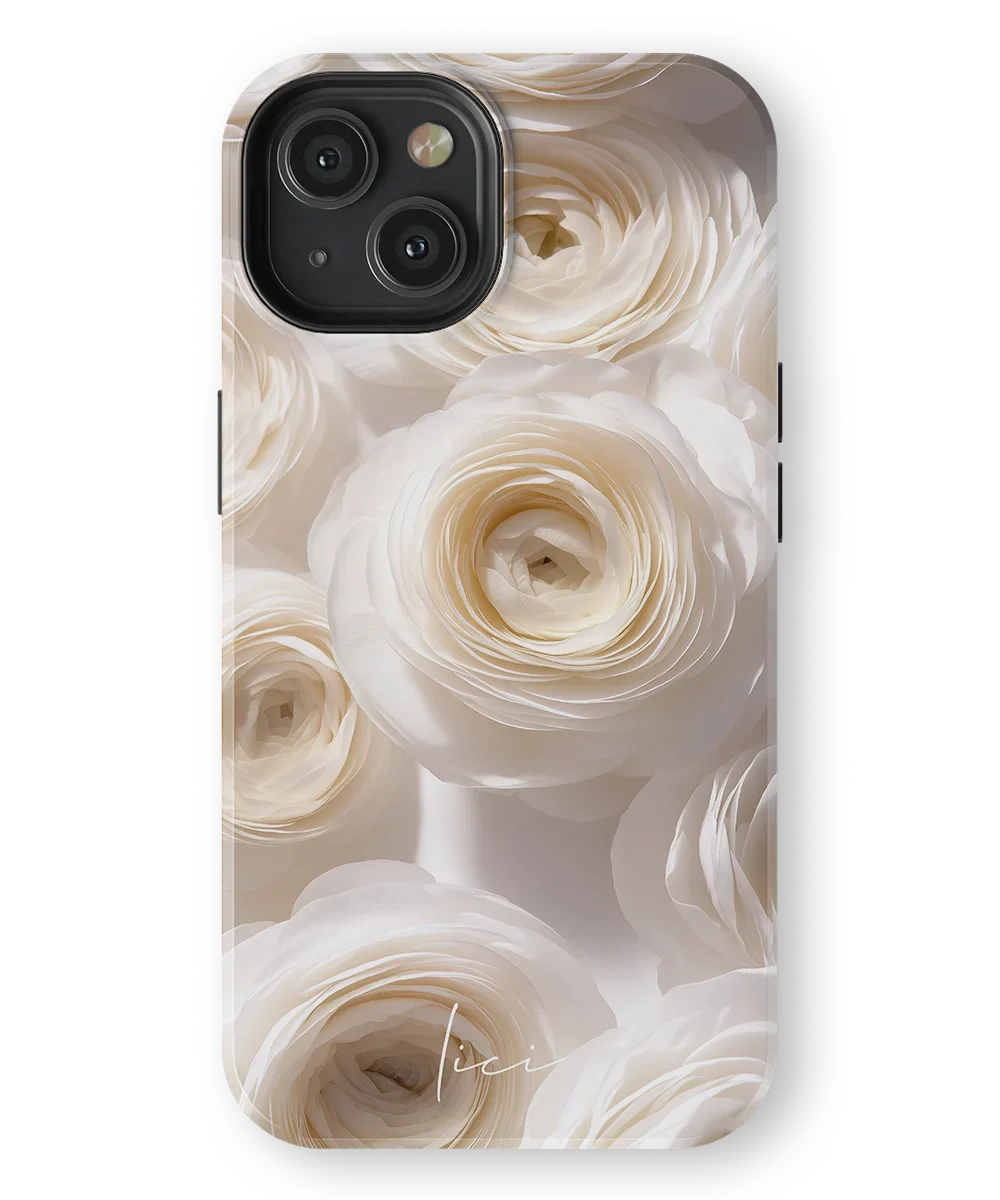 White Ranunculus - iPhone 13
