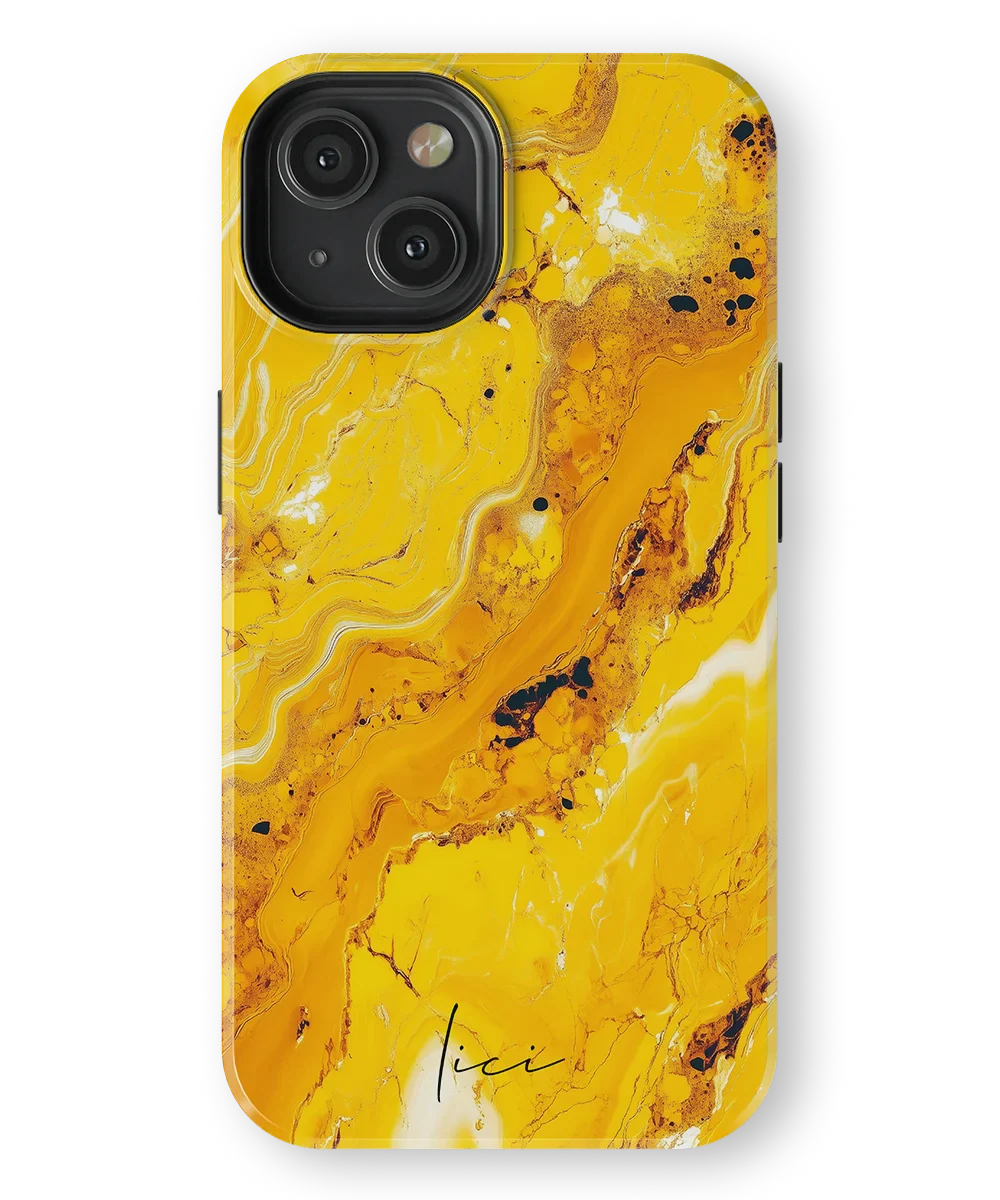 Yellow Marble - iPhone 13