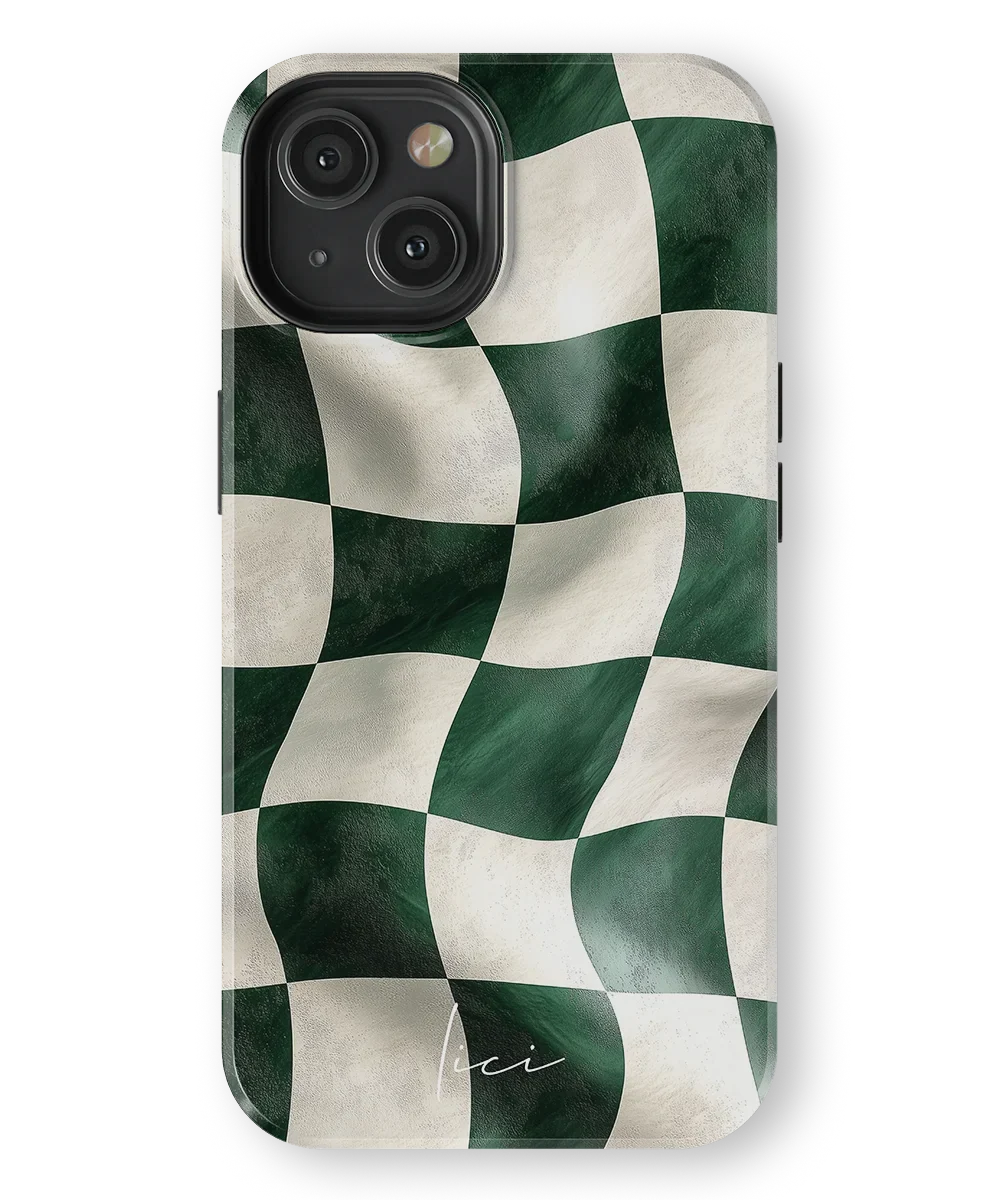 Green Chessboard - iPhone 13