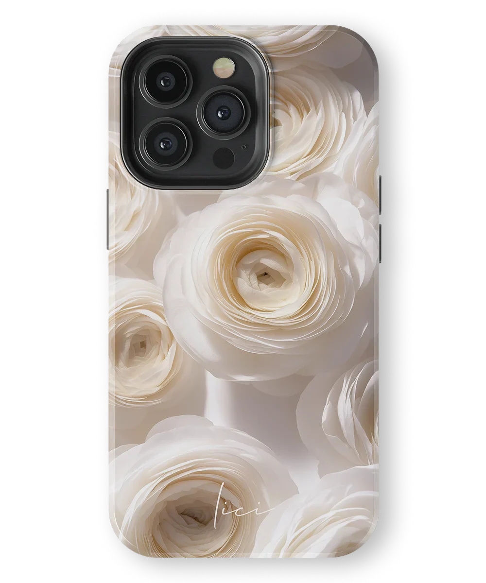 White Ranunculus - iPhone 13 Pro