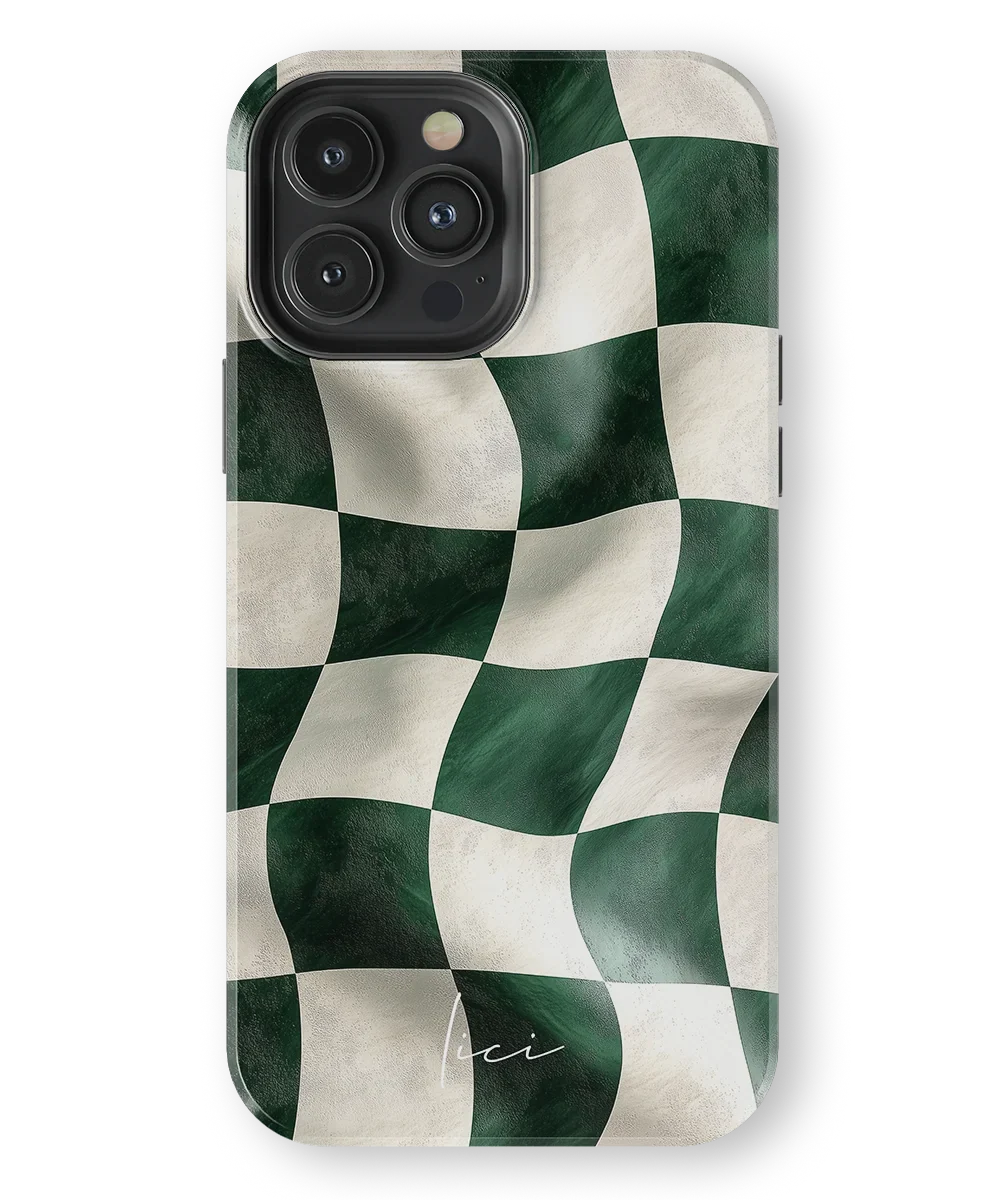 Green Chessboard - iPhone 13 Pro Max
