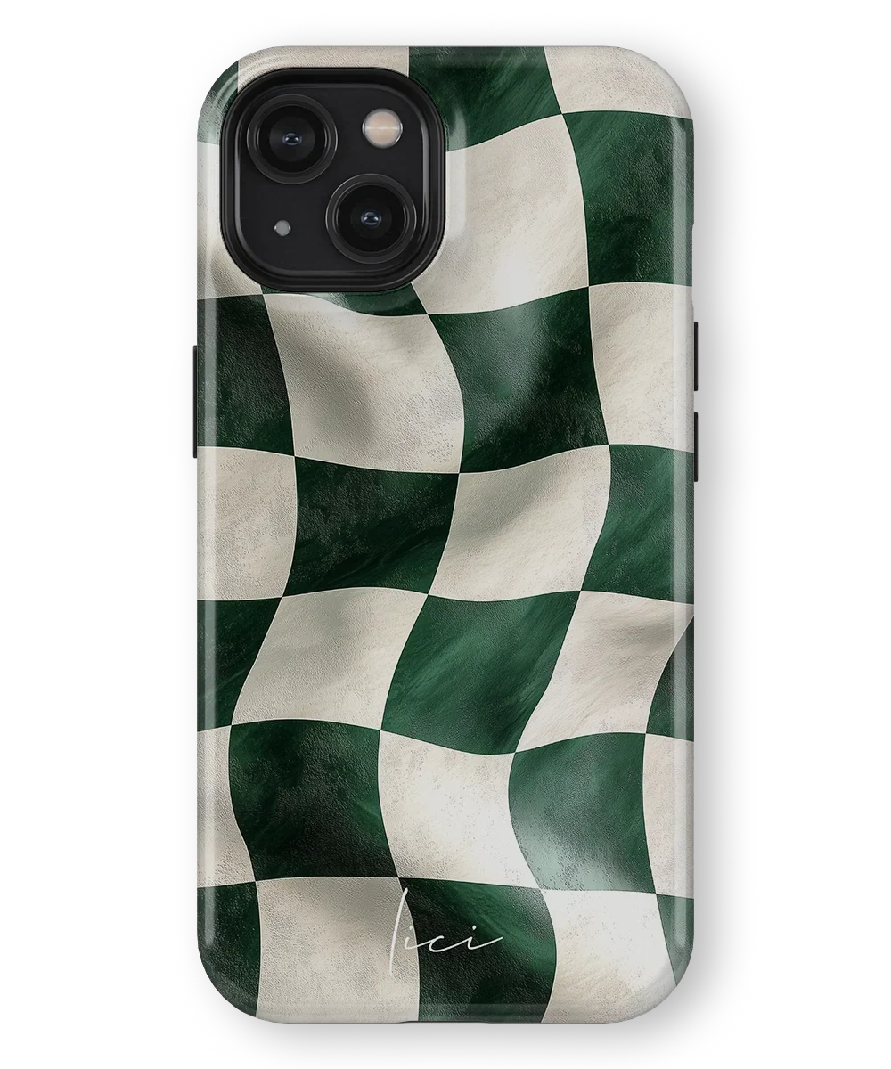 Green Chessboard - iPhone 14