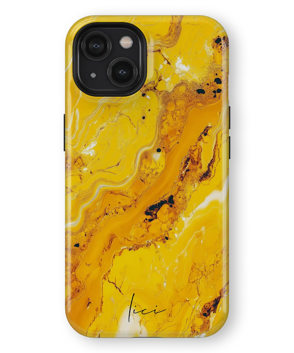 Yellow Marble - iPhone 14