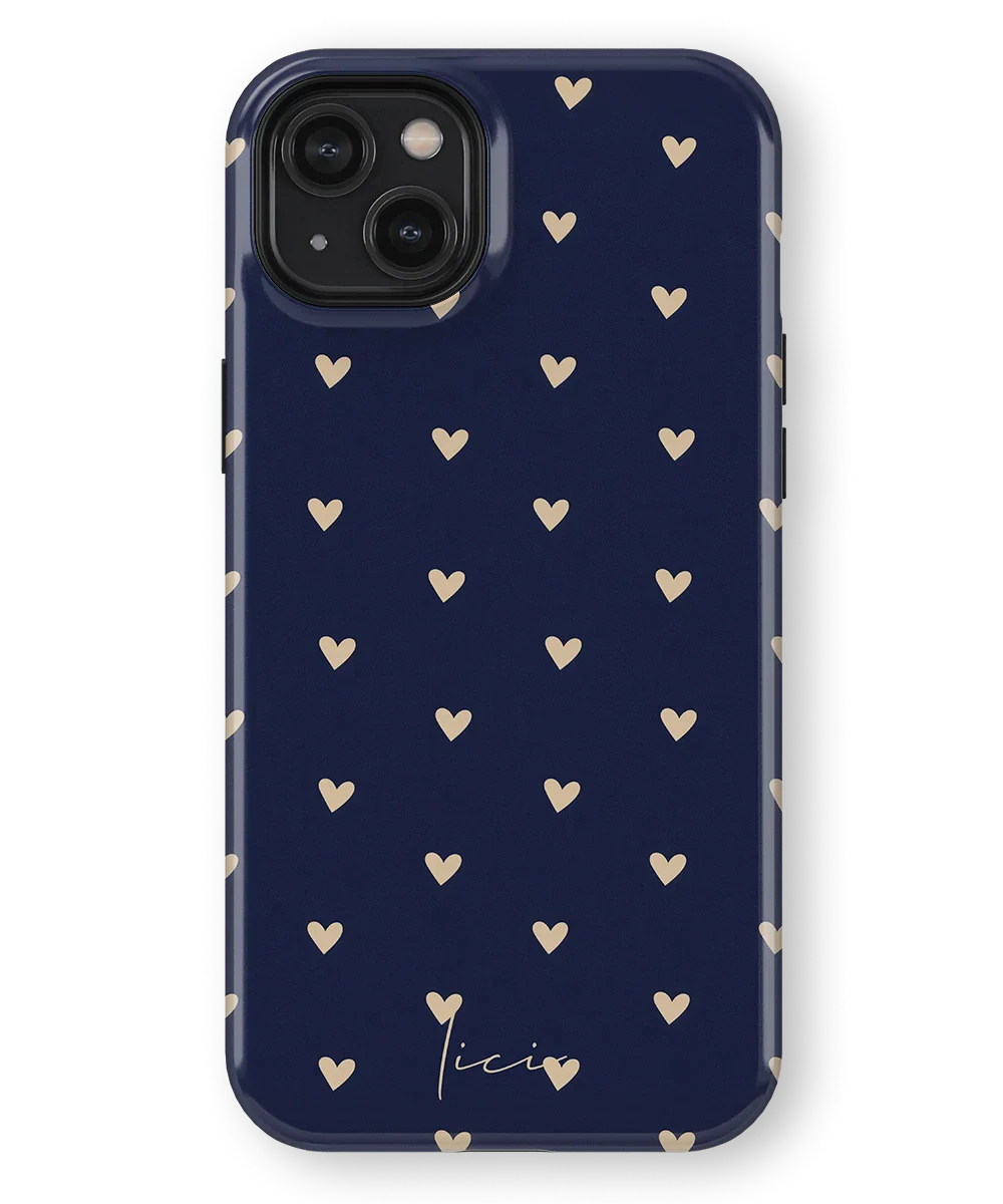 Midnight Hearts - iPhone 14 Plus