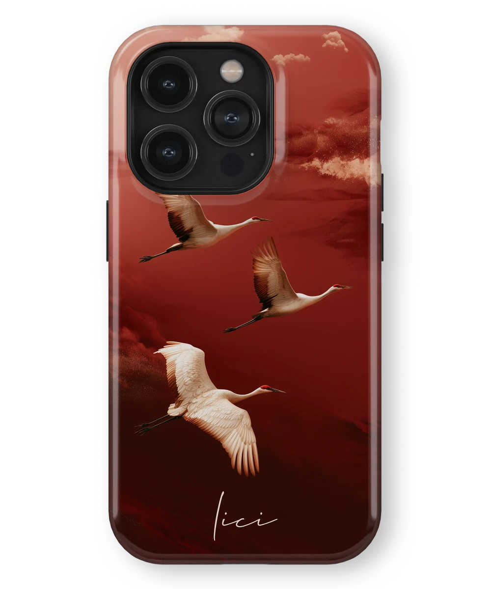 Crimson Sky - iPhone 14 Pro