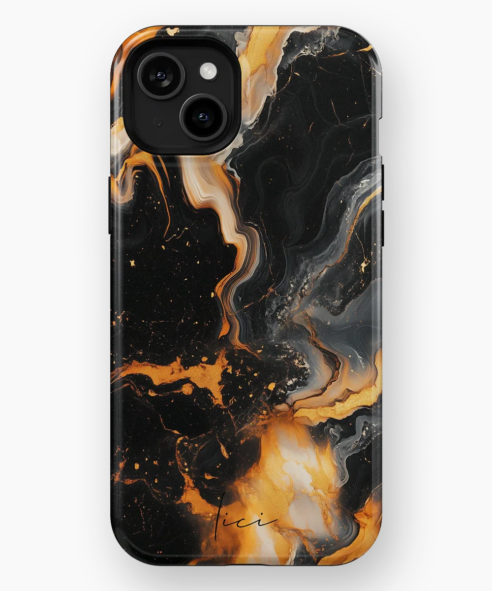 Black Marble - iPhone 15 Plus