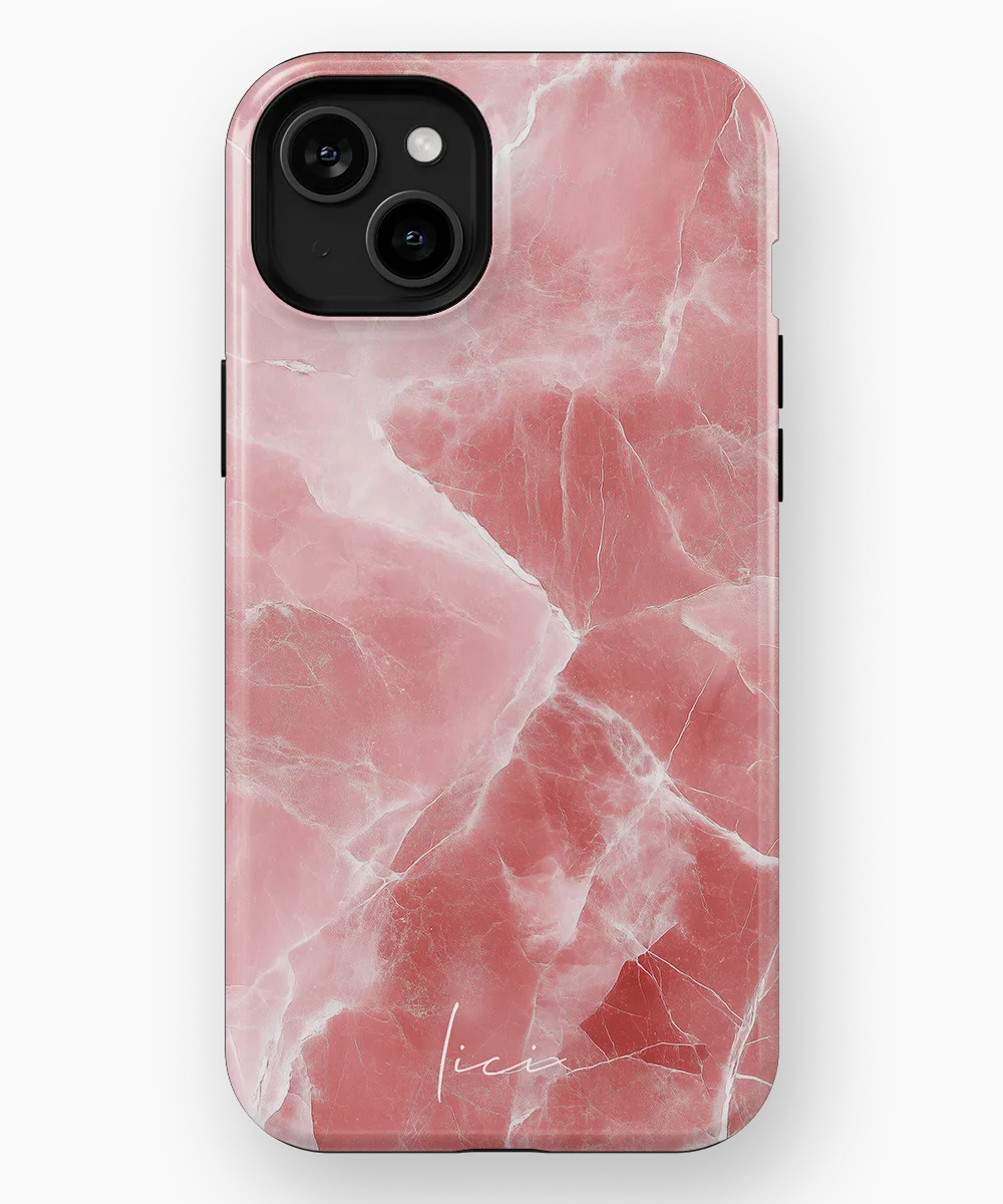 Elegant Pink Marble - iPhone 15 Plus