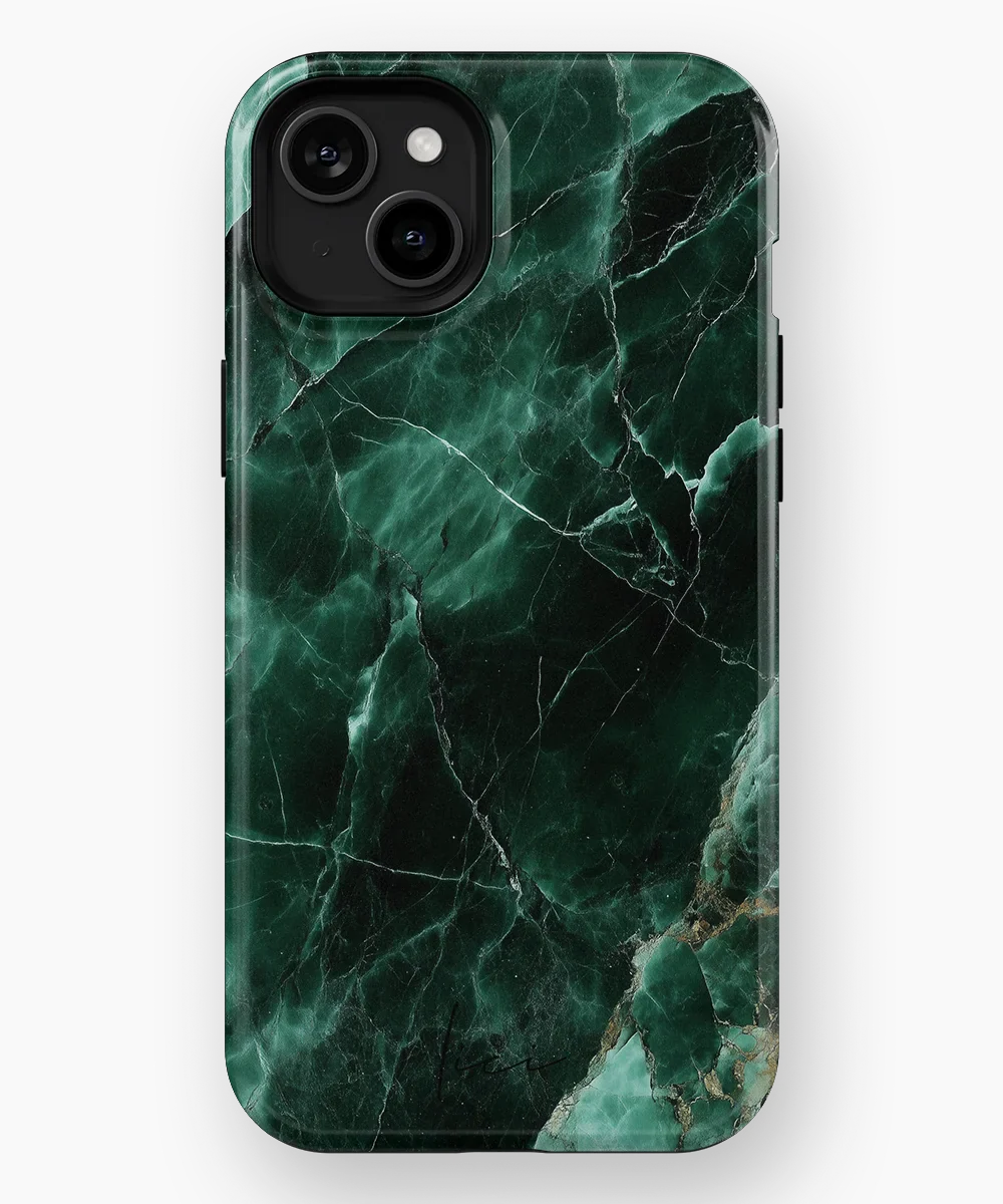 Green Marble - iPhone 15 Plus