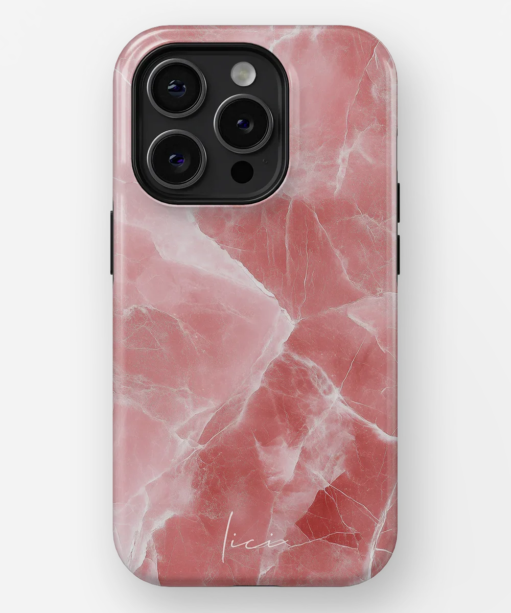 Elegant Pink Marble - iPhone 15 Pro