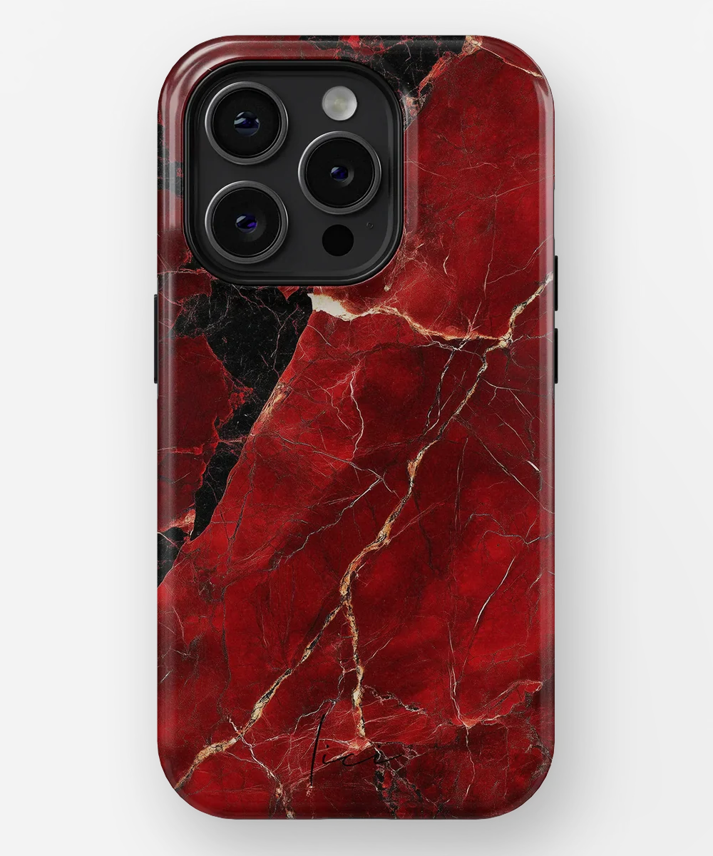 Rosso Marble - iPhone 15 Pro