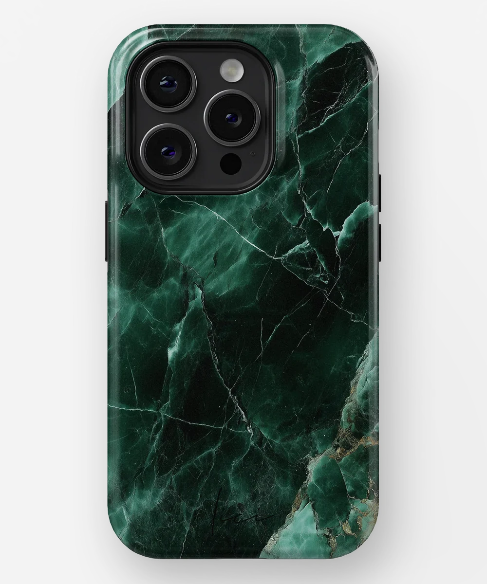 Green Marble - iPhone 15 Pro