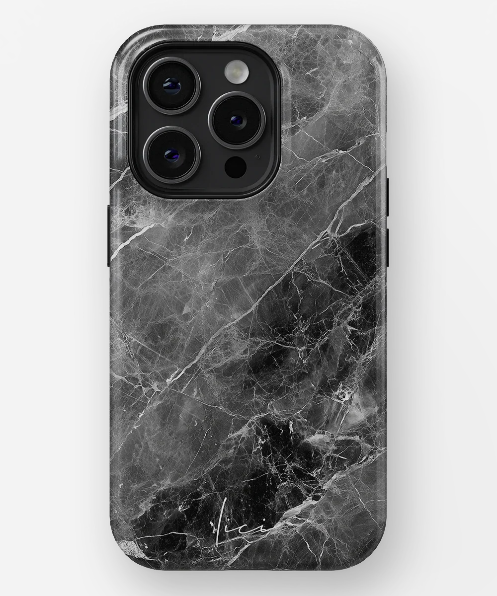Grey Marble - iPhone 15 Pro