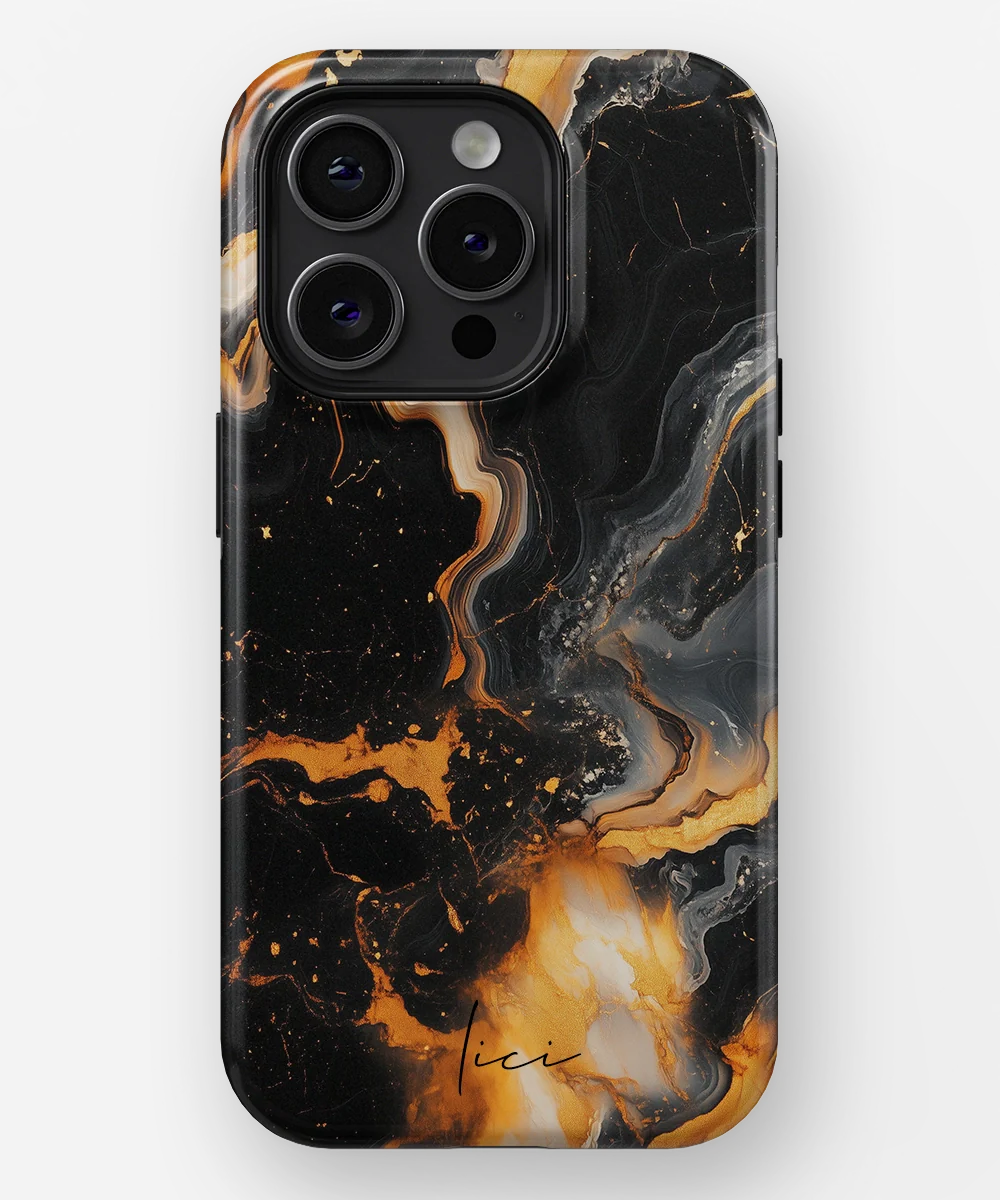 Black Marble - iPhone 15 Pro