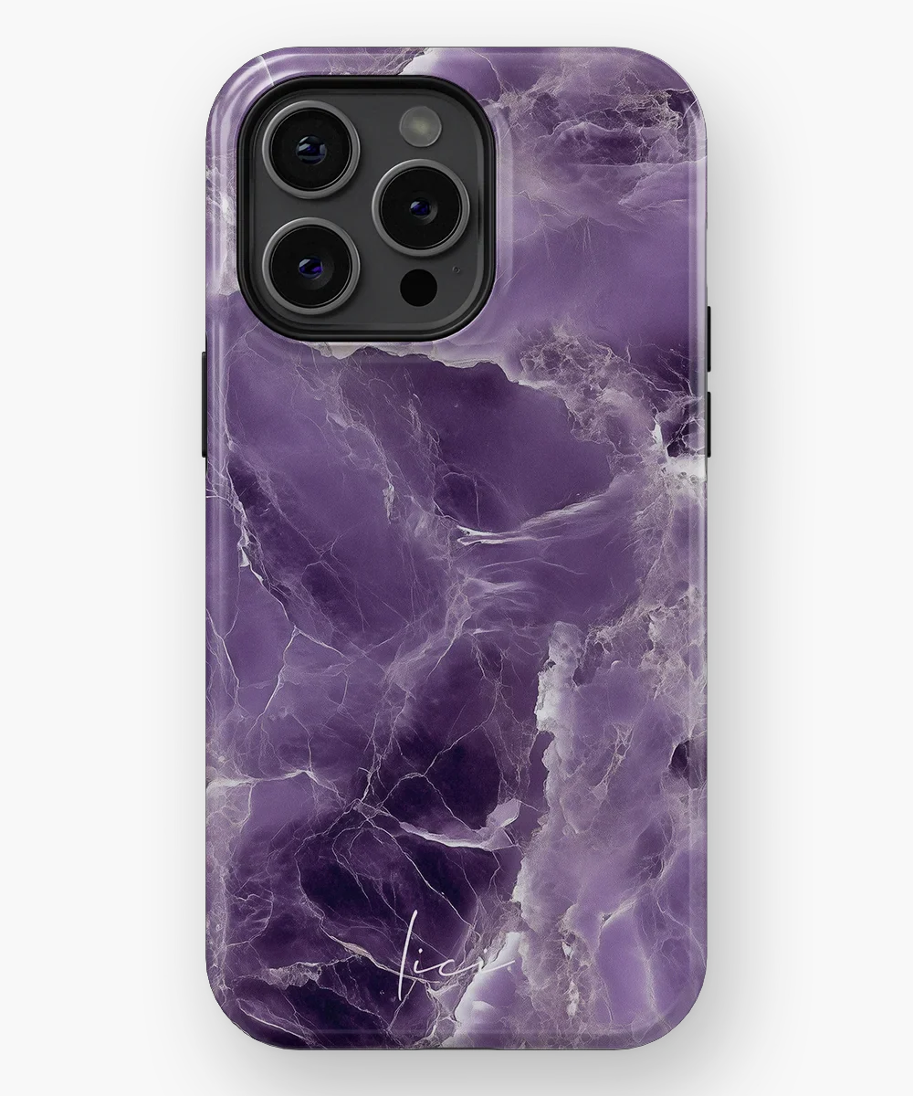 Purple Marble - iPhone 15 Pro Max