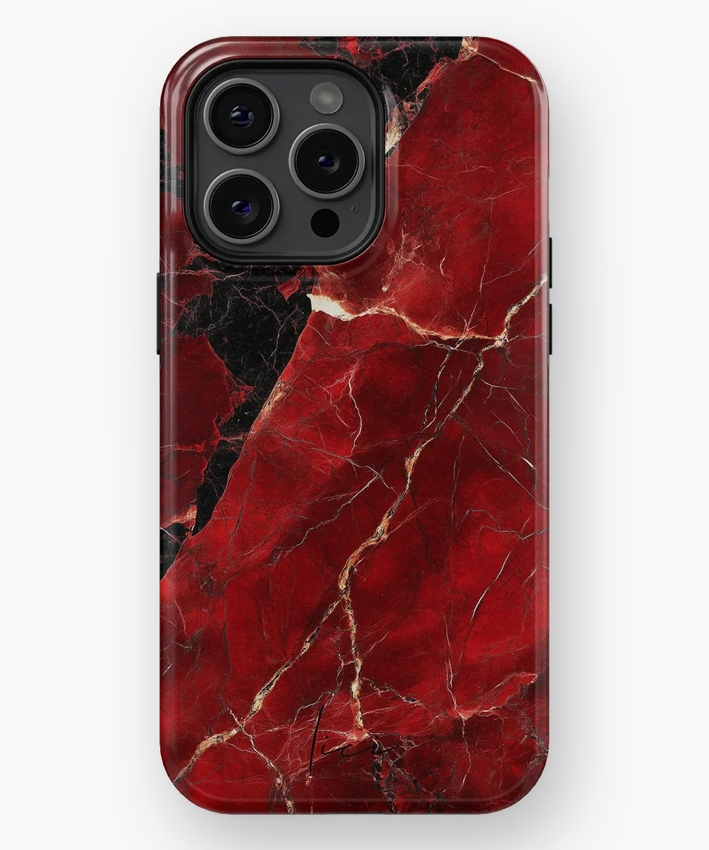 Rosso Marble - iPhone 15 Pro Max