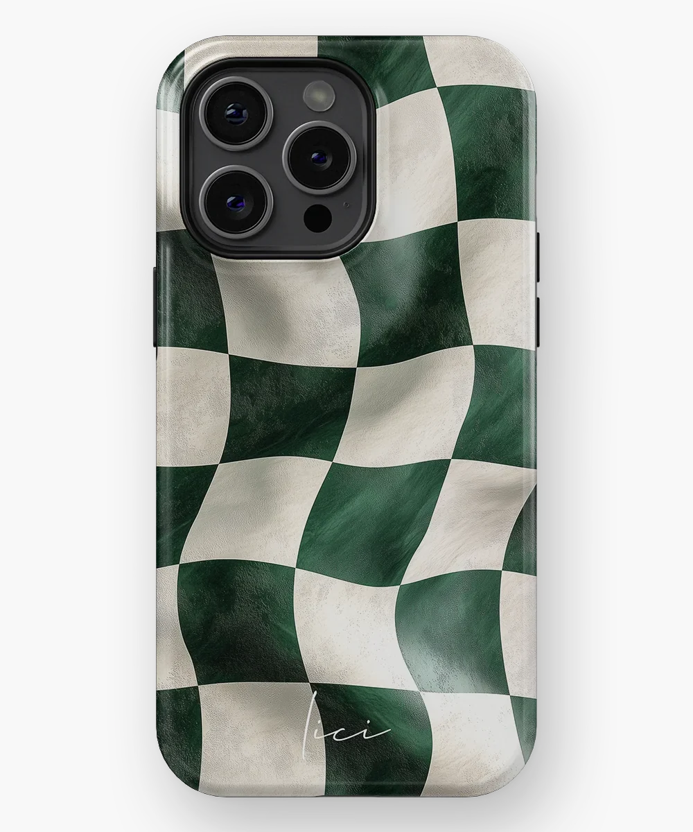 Green Chessboard - iPhone 15 Pro Max