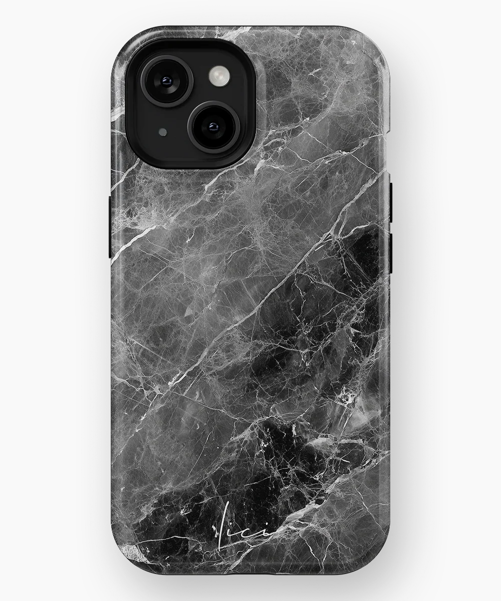 Grey Marble - iPhone 15
