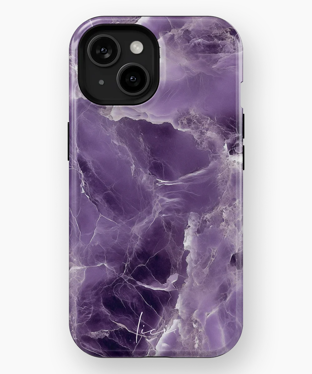 Purple Marble - iPhone 15