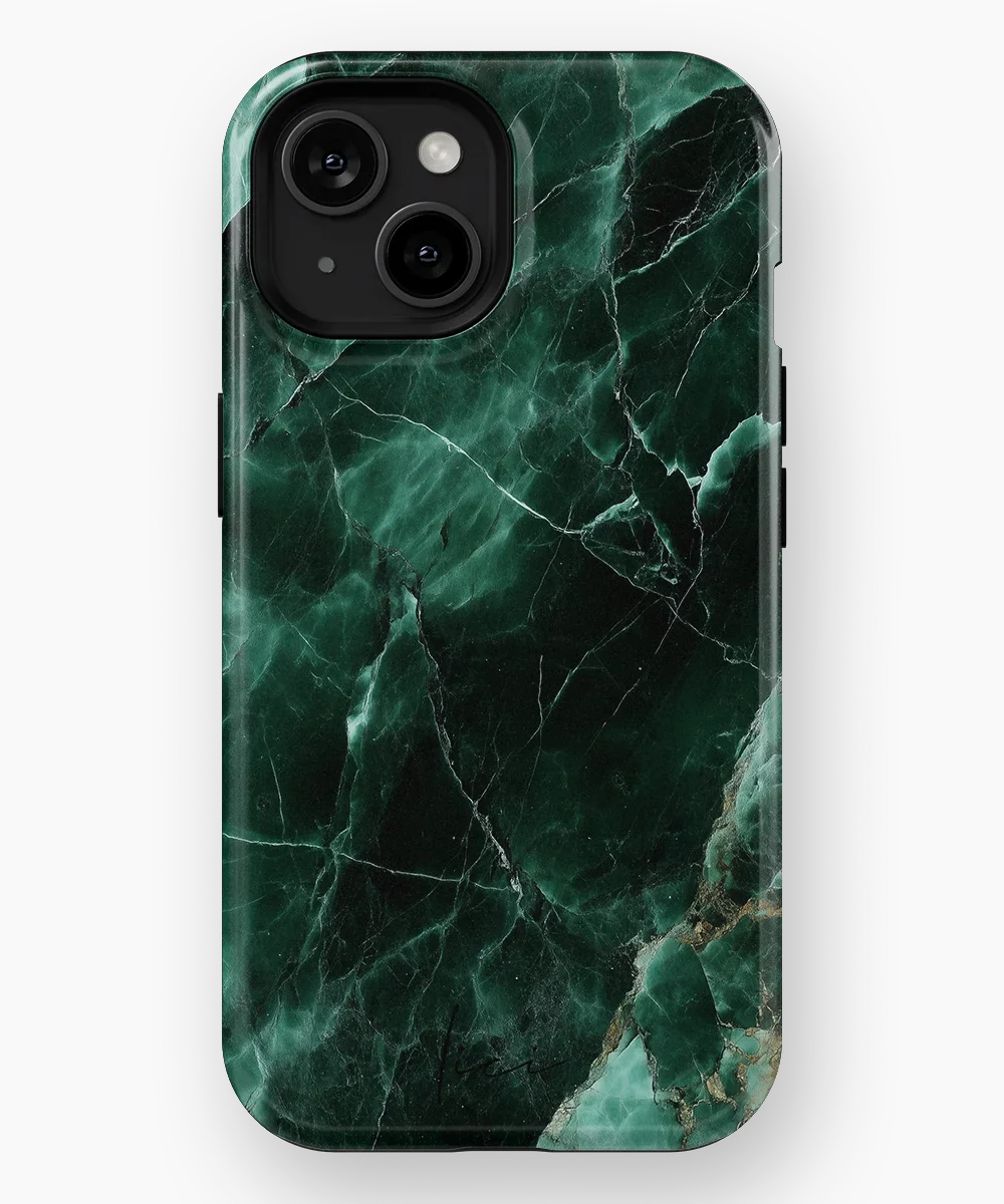 Green Marble - iPhone 15