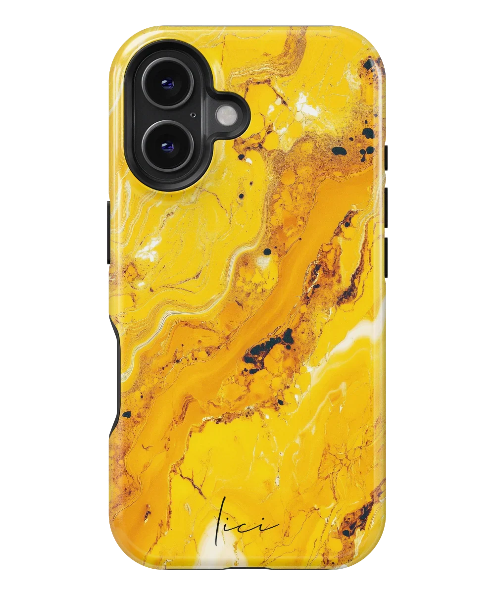 Yellow Marble - iPhone 16