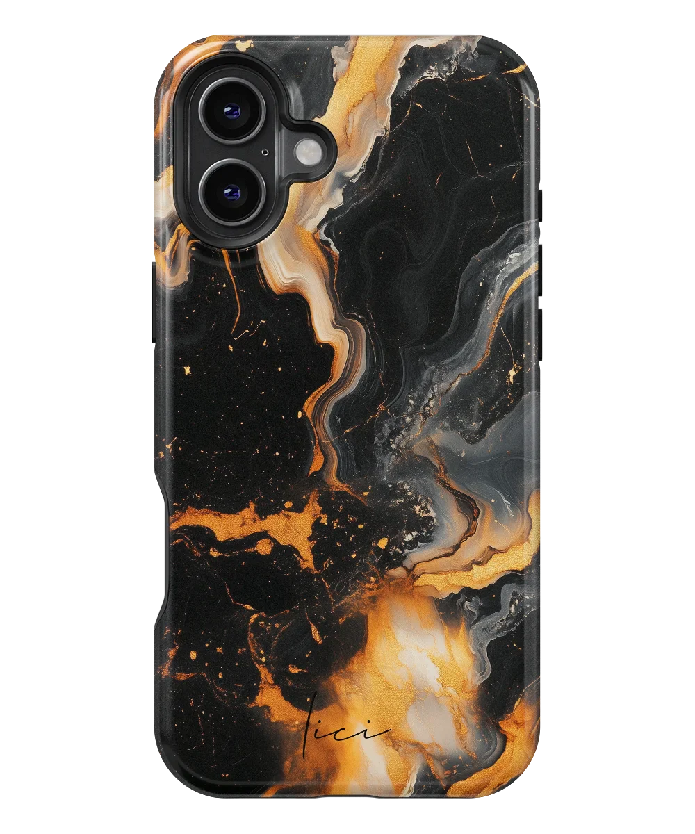 Black Marble - iPhone 16 Plus