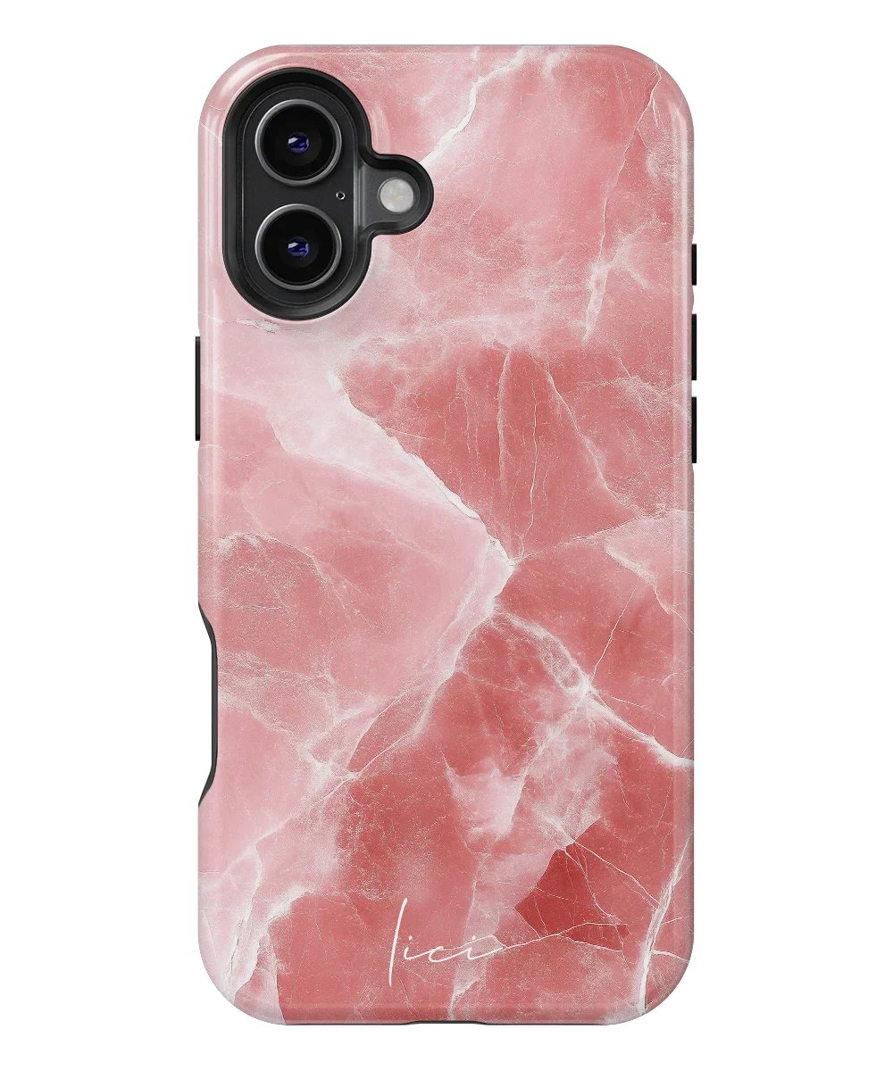 Elegant Pink Marble - iPhone 16 Plus