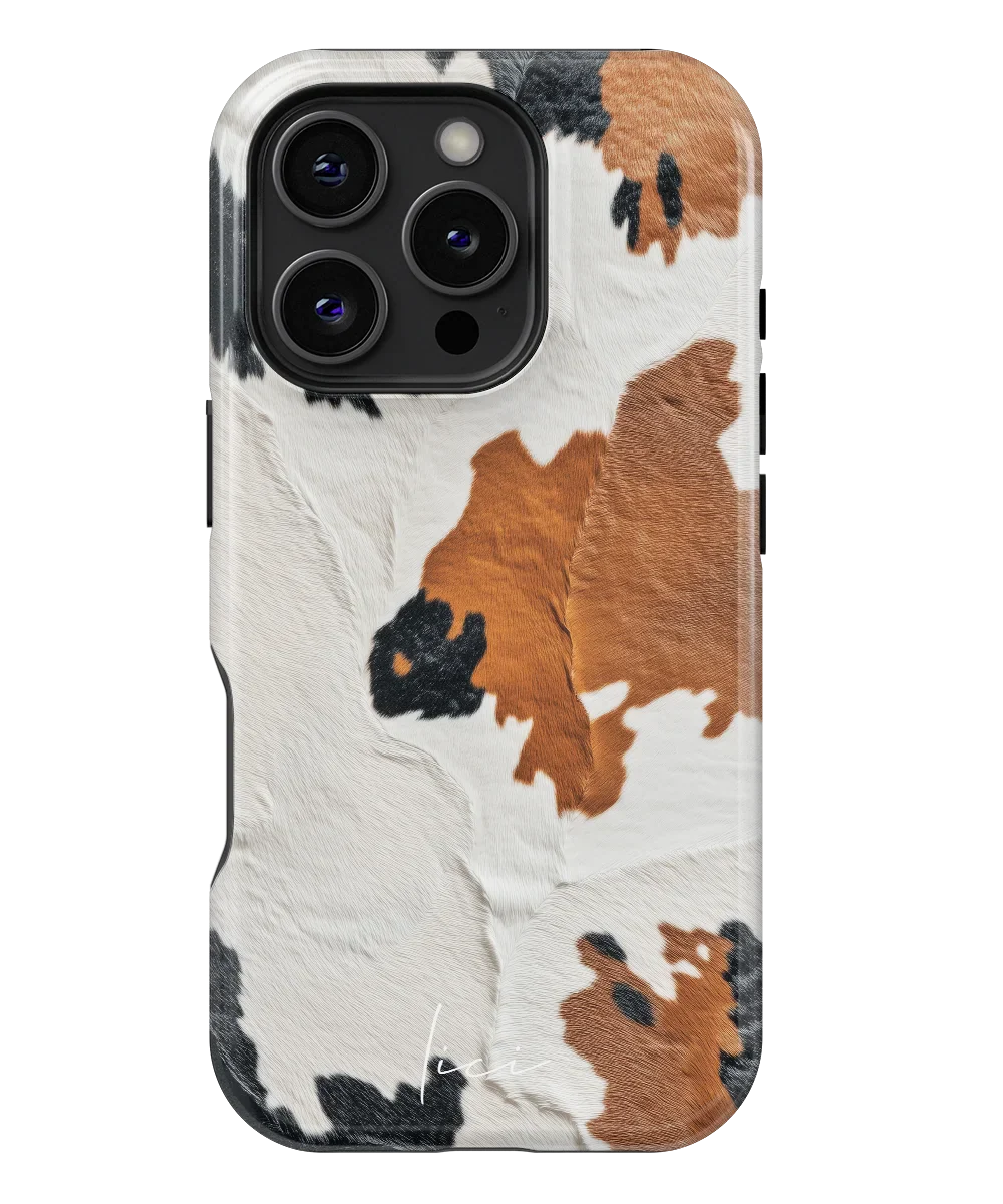 Luxury Brown Cow - iPhone 16 Pro