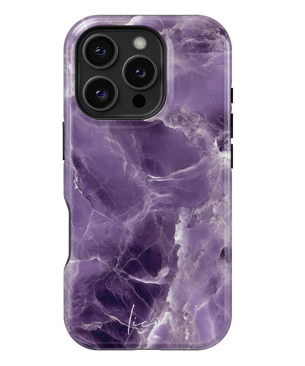 Purple Marble - iPhone 16 Pro