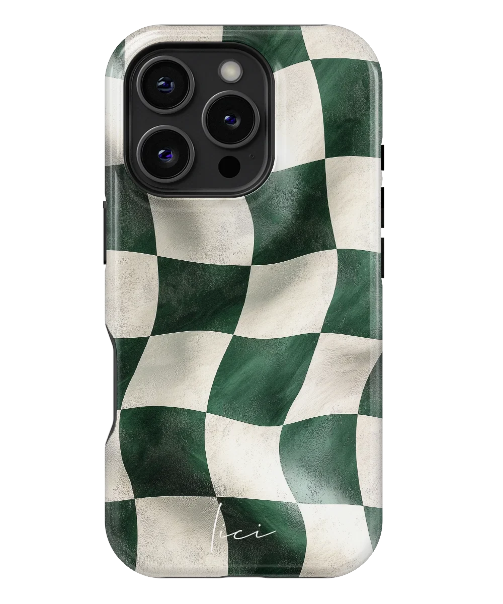Green Chessboard - iPhone 16 Pro