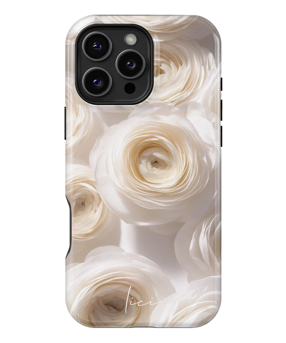White Ranunculus - iPhone 16 Pro Max