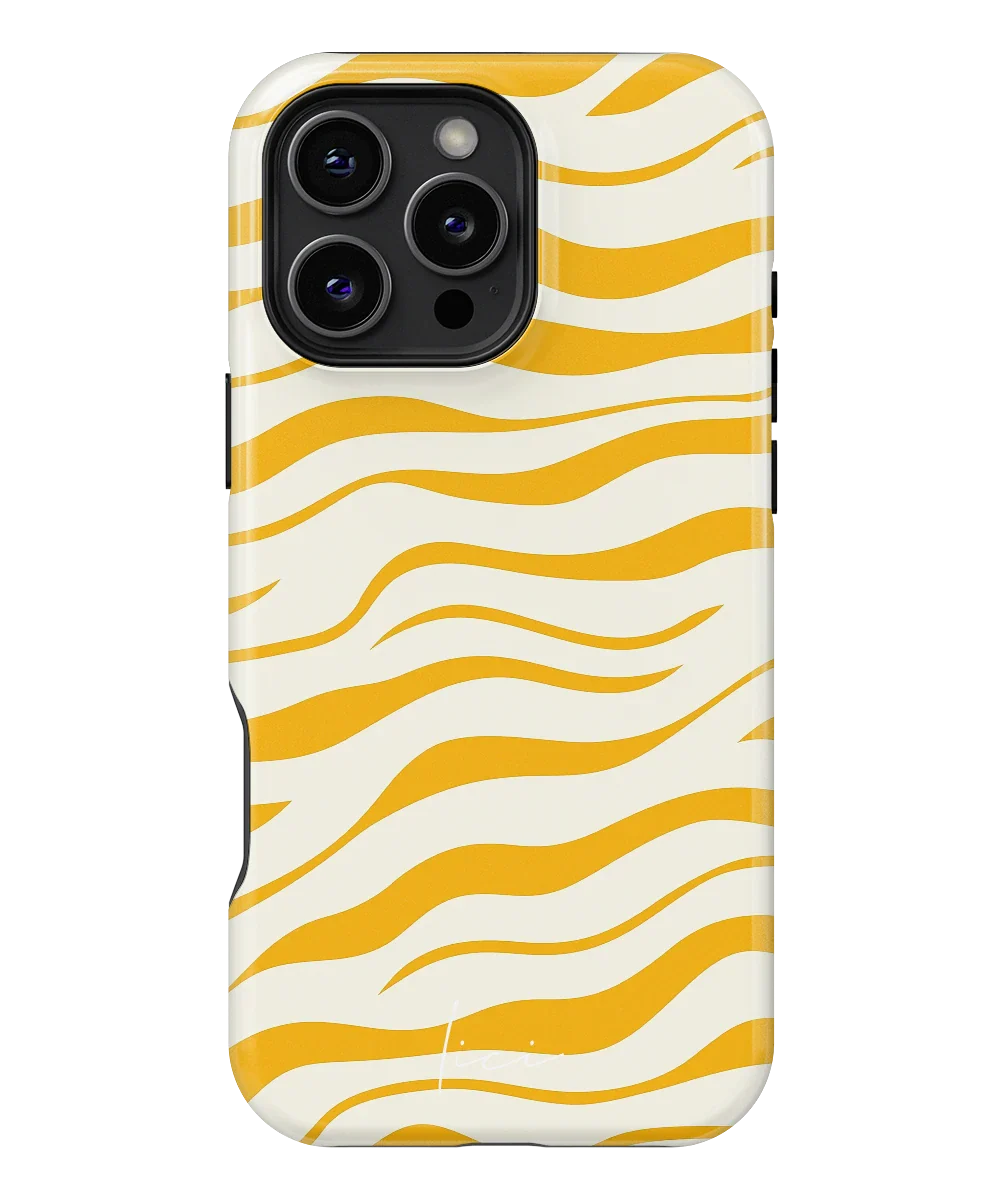 Stylish Yellow Zebra - iPhone 16 Pro Max
