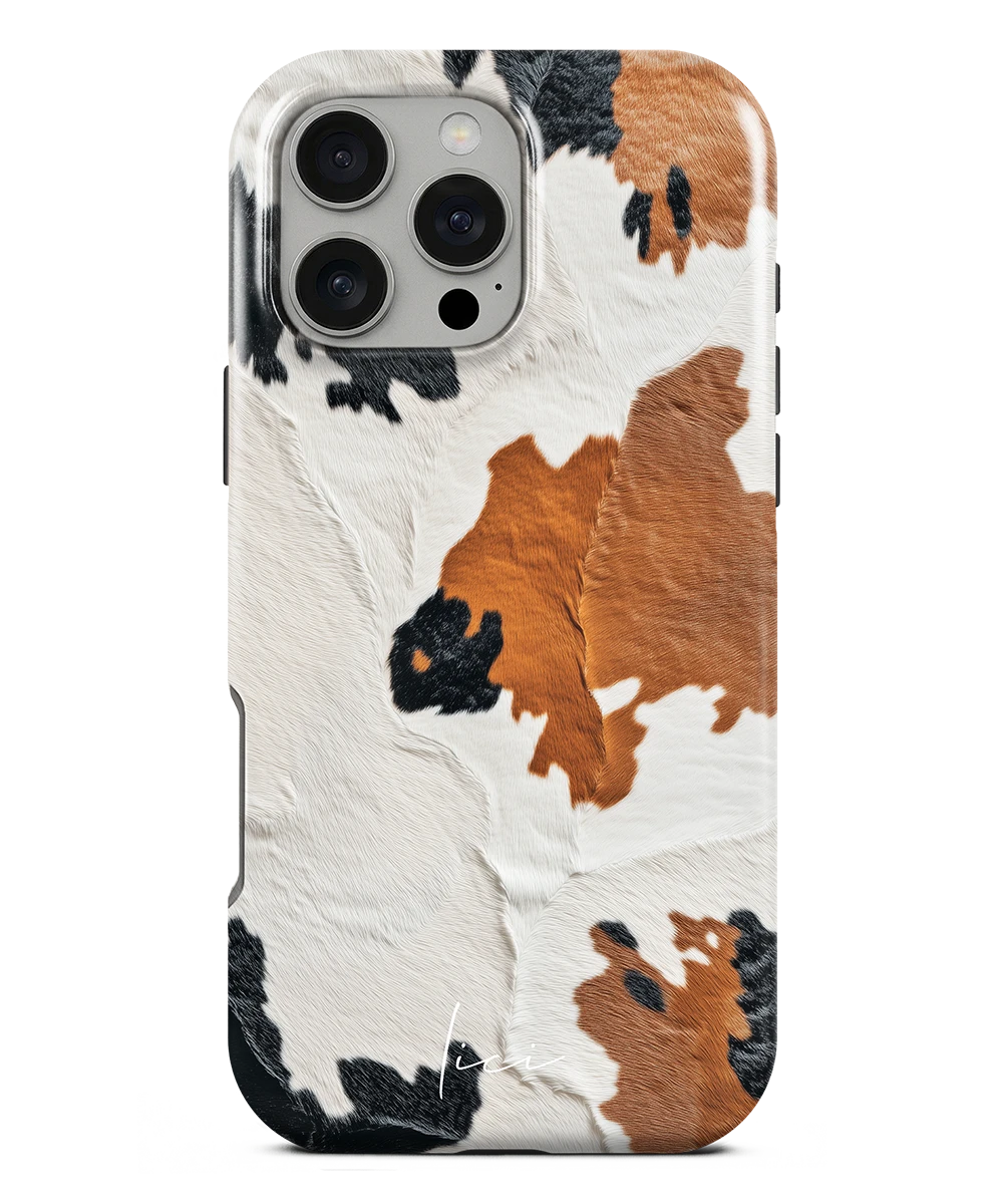 Luksusowa Brązowa Krowa - iPhone 16 Pro Max