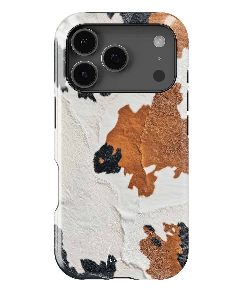 Luxury Brown Cow - iPhone 17 Pro