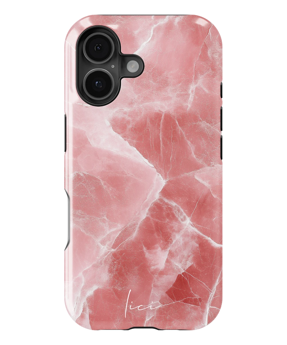 Elegant Pink Marble - iPhone 17