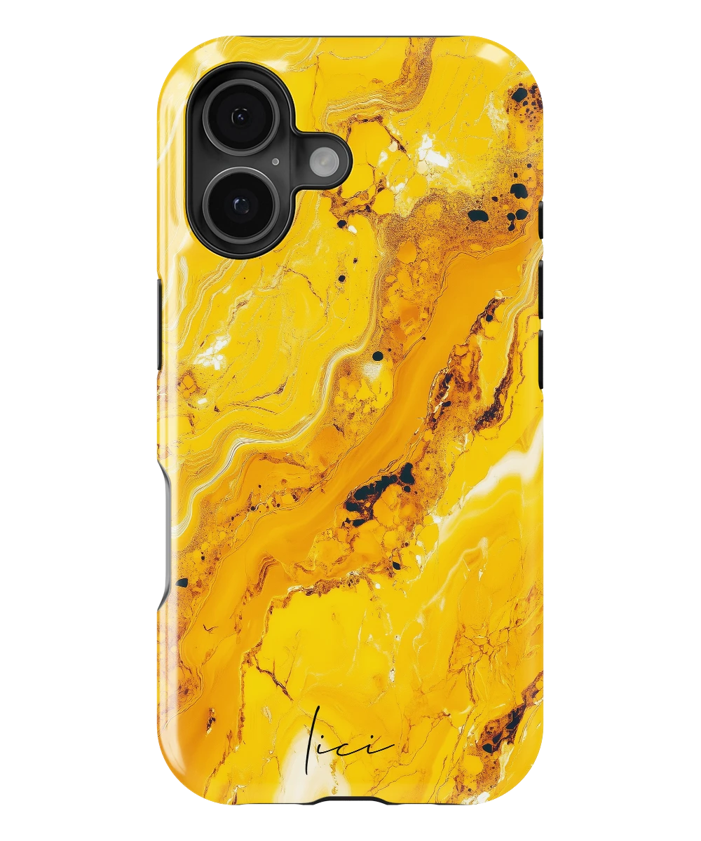 Yellow Marble - iPhone 17