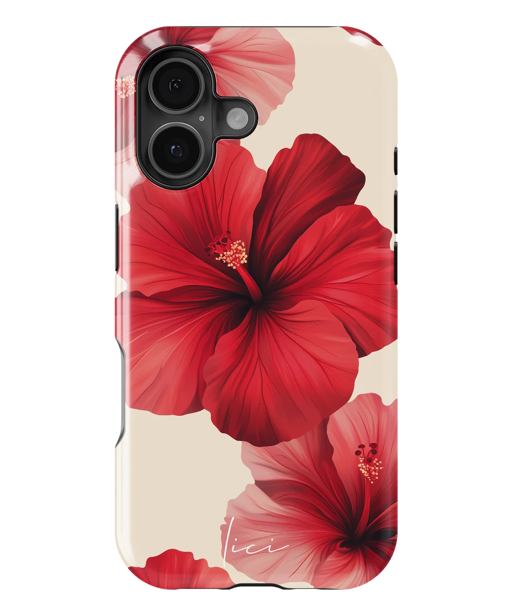Red Hibiscus - iPhone 17