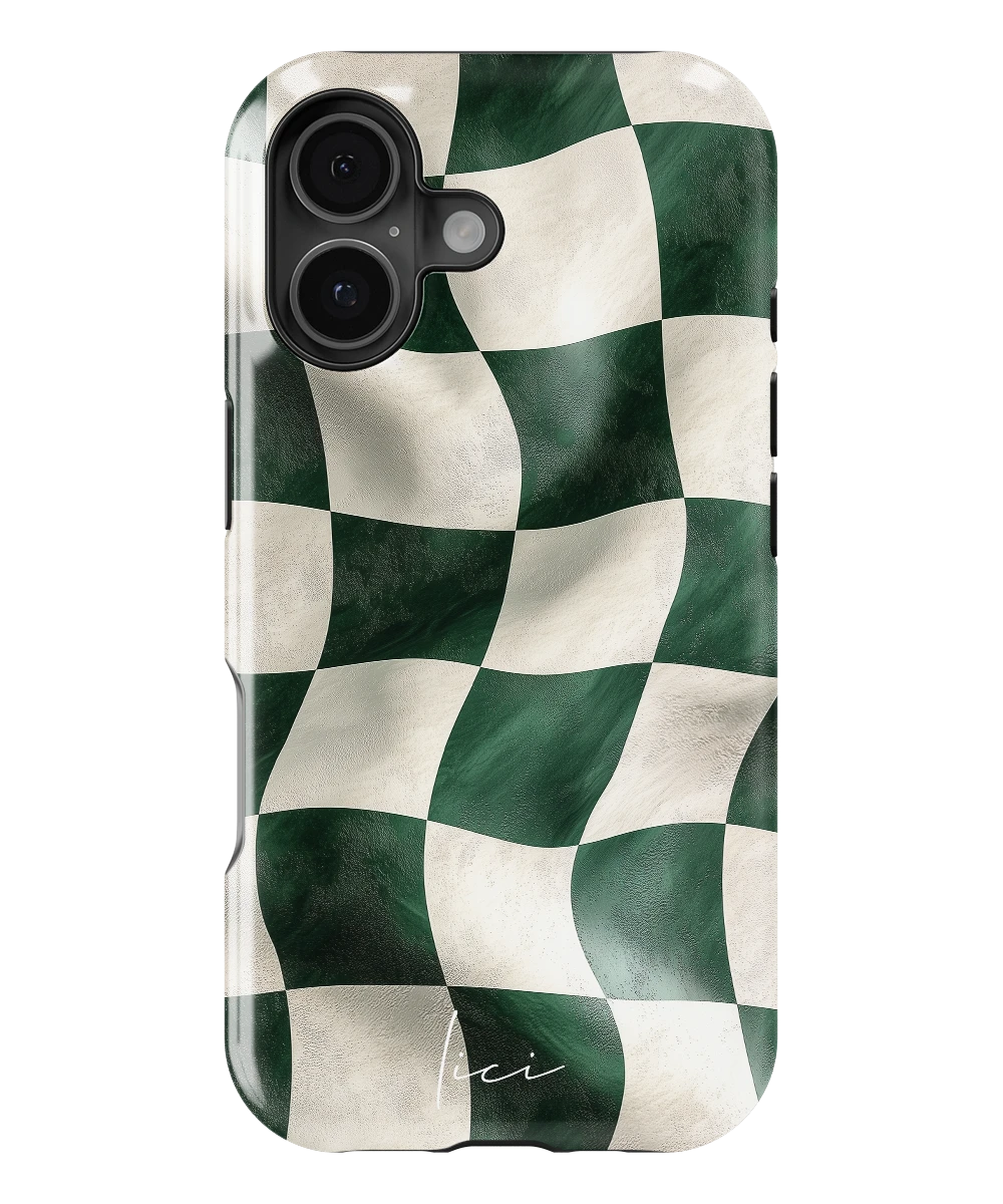 Green Chessboard - iPhone 17